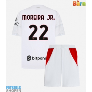 Billiga AC Milan Diego Moreira #22 Bortatröja Barn 2026-27 Kortärmad (+ Korta byxor)